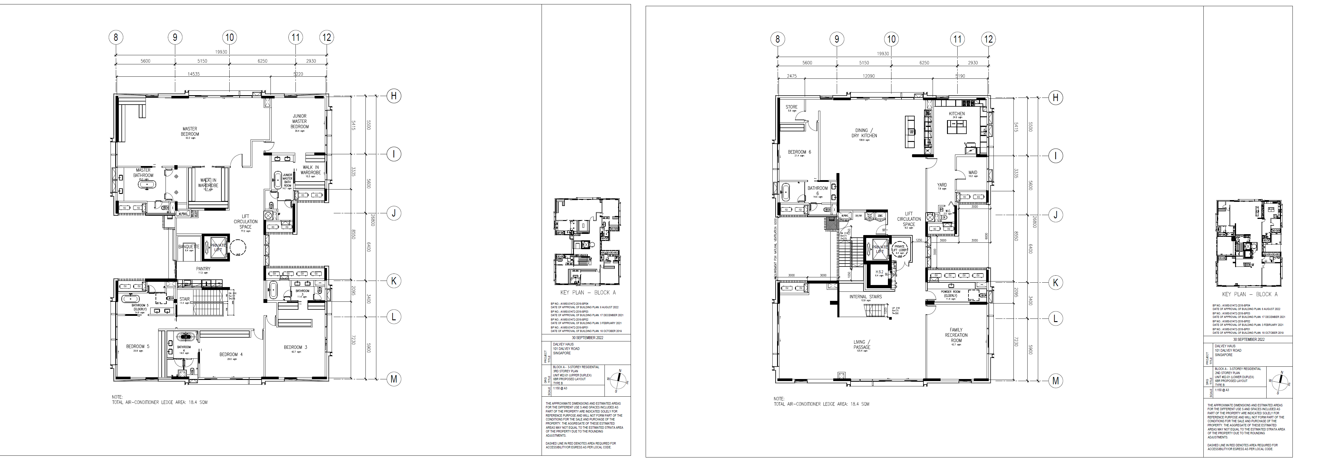 Dalvey Haus 0201 Bedroom Floor Plan 1